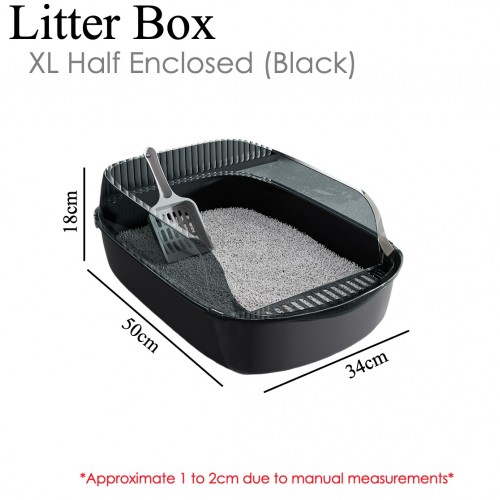 Cat Litter Box (Half Covered/Full Covered)