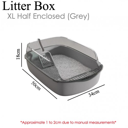 Cat Litter Box (Half Covered/Full Covered)