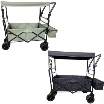 Wagon Stroller (Thick Wheel / with Shade and Basket)