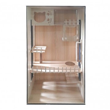 Wooden Cat Villa (Code:B6) FREE DELIVERY