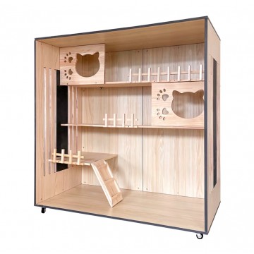 Wooden Cat Villa (Code:B9) FREE DELIVERY