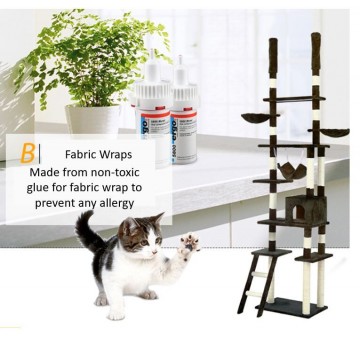 5 Tier Ceiling Cat Scratching Pole