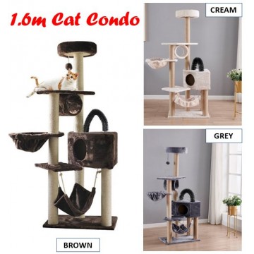 1.6m Multi-Level Cat Condo Tree