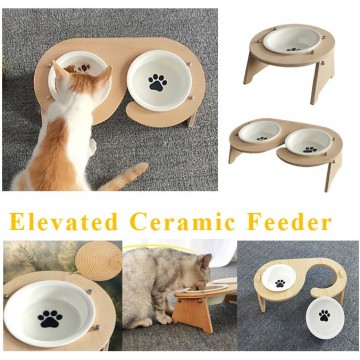 Elevated Ceramic Feeder Bowl 8.15
