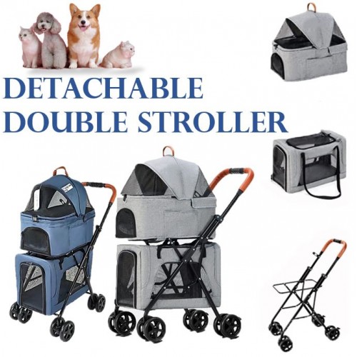 double stroller detachable