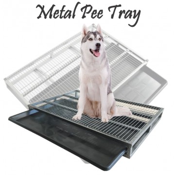 [METAL PEE TRAY]Dog Toilet Metal Potty Puppy Holder XL Big Size