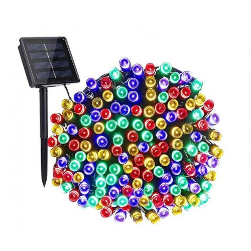 solar string lights multicolor