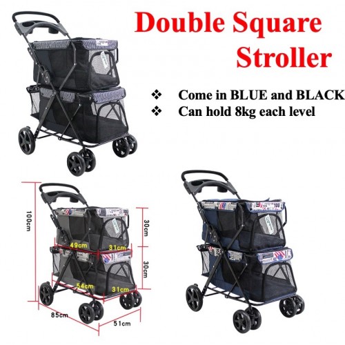 double carrier stroller