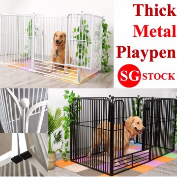 Pet Safety Gate Metal Playpen / Pet Gate / Pet Fence Set rabbit Dog
