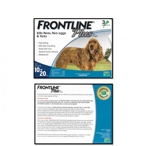 PET ANTI FLEAFrontline Plus Anti Flea Anti Ear mite Cats ...